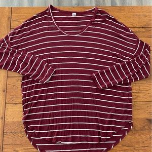 Long sleeve striped tee
